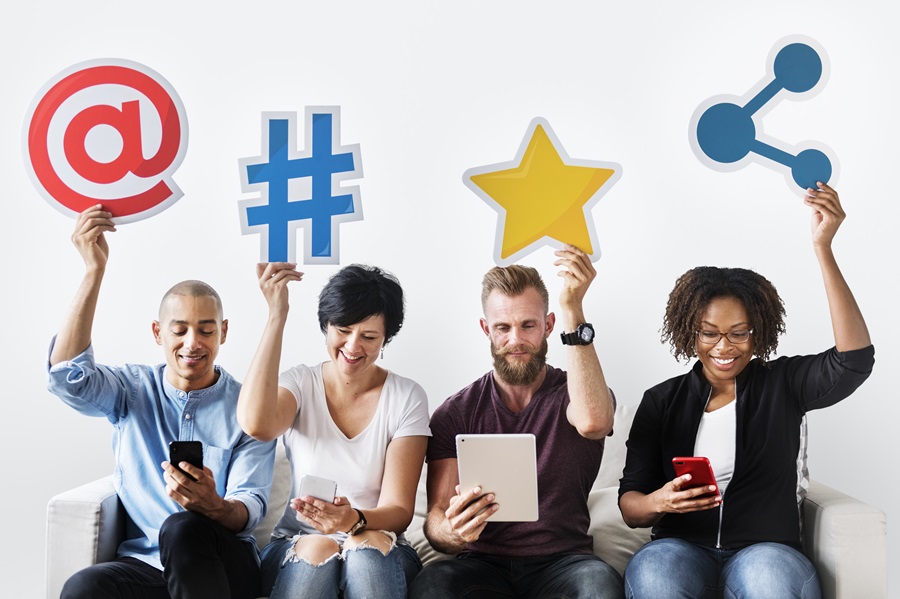 Concept social media si reclame tiktok
