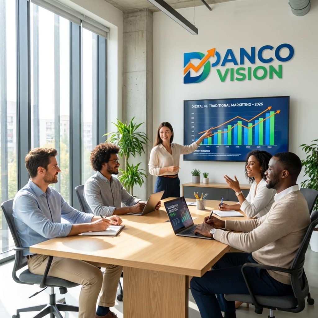 marketing digital vs tradițional - Danco Vision - Romania comprehensive guide